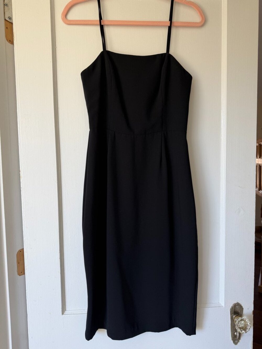Amanda Uprichard Black Midi Dress Size Small
